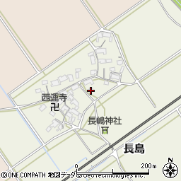 滋賀県野洲市長島395周辺の地図