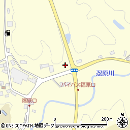 島根県大田市水上町福原周辺の地図