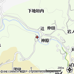 愛知県豊田市白倉町大ナメ周辺の地図