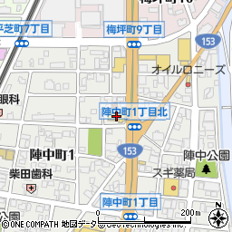ＡＯＫＩ豊田陣中店周辺の地図