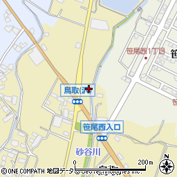 ファミリーマート東員町鳥取店周辺の地図