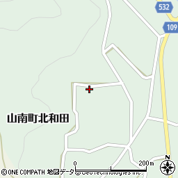 兵庫県丹波市山南町北和田164周辺の地図