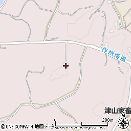 岡山県津山市下高倉東614周辺の地図