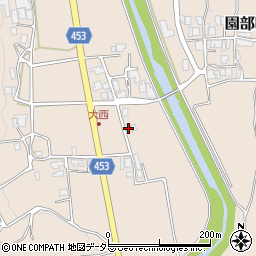 京都府南丹市園部町大西サイノ木9周辺の地図
