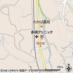 岡山県津山市草加部957周辺の地図