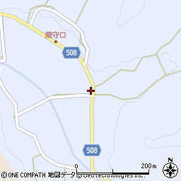 兵庫県丹波篠山市県守400-1周辺の地図