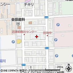 静岡県駿東郡清水町卸団地周辺の地図