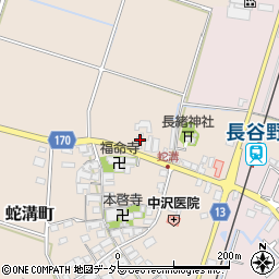 滋賀県東近江市蛇溝町233周辺の地図