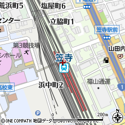 愛知県名古屋市南区周辺の地図