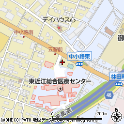 阪神調剤薬局　東近江店周辺の地図