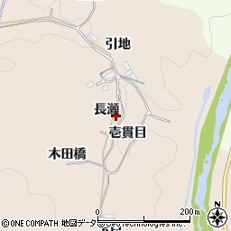 愛知県豊田市霧山町長瀬周辺の地図