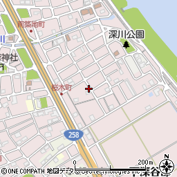 三重県桑名市桜木町周辺の地図