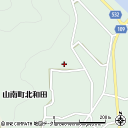 兵庫県丹波市山南町北和田89周辺の地図