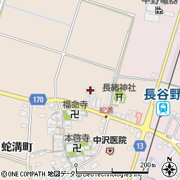 滋賀県東近江市蛇溝町234周辺の地図