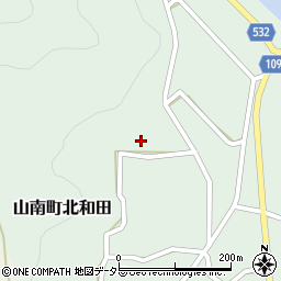 兵庫県丹波市山南町北和田113周辺の地図