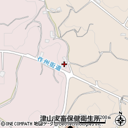 岡山県津山市下高倉東732周辺の地図