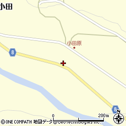 兵庫県神崎郡神河町南小田887周辺の地図