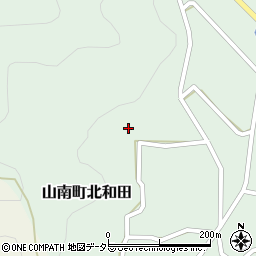 兵庫県丹波市山南町北和田110周辺の地図