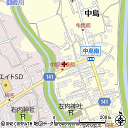 ＪＡふじ伊豆中郷周辺の地図