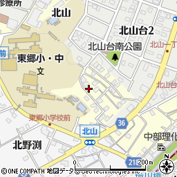 愛知県愛知郡東郷町諸輪北山111-268周辺の地図