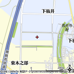 兵庫県丹波篠山市下板井周辺の地図