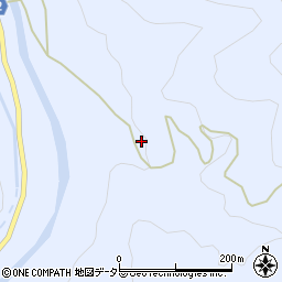 愛知県豊田市戸中町東道下周辺の地図
