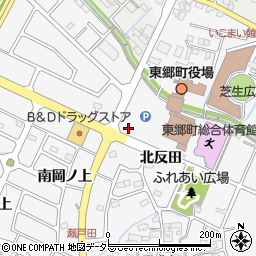 愛知県愛知郡東郷町春木東岡ノ上周辺の地図