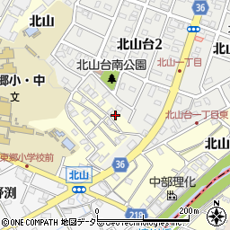 愛知県愛知郡東郷町諸輪北山111-243周辺の地図