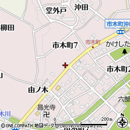 愛知県豊田市市木町7丁目10周辺の地図