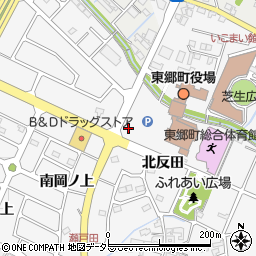 愛知県愛知郡東郷町春木東岡ノ上1440周辺の地図