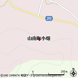 兵庫県丹波市山南町小畑周辺の地図