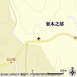 兵庫県丹波篠山市東木之部222周辺の地図