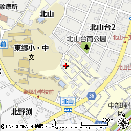 愛知県愛知郡東郷町諸輪北山111-267周辺の地図