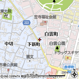 愛知県名古屋市南区笠寺町下新町35周辺の地図