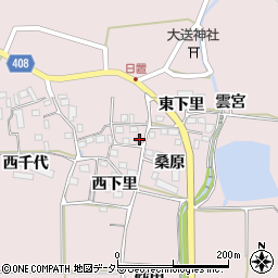 京都府南丹市八木町日置東下里23周辺の地図