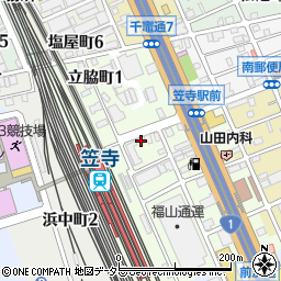 笠寺書店周辺の地図