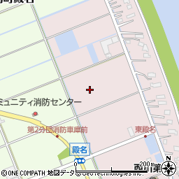 三重県桑名市長島町東殿名周辺の地図