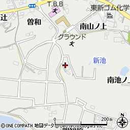 愛知県みよし市莇生町南池ノ上245-7周辺の地図