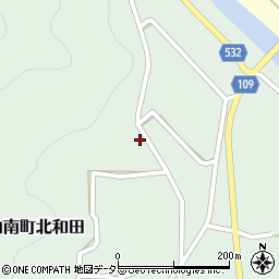 兵庫県丹波市山南町北和田100周辺の地図