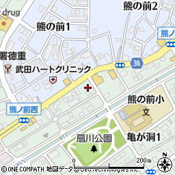 ピネード　徳重店周辺の地図