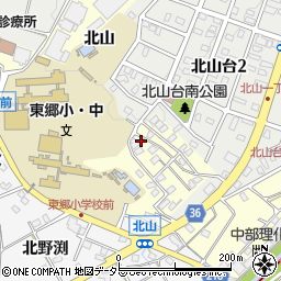 愛知県愛知郡東郷町諸輪北山111-305周辺の地図