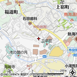 静岡県熱海市水口町2-24周辺の地図