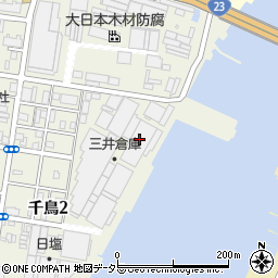 サンソー港運株式会社　第二事業所　堀川口詰所周辺の地図