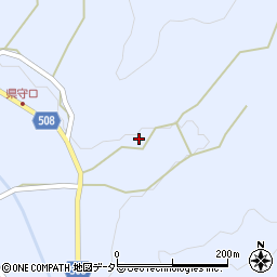 兵庫県丹波篠山市県守364周辺の地図
