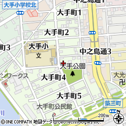 愛知県名古屋市港区大手町3丁目23周辺の地図