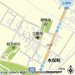 立像寺周辺の地図
