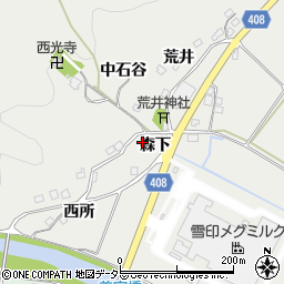 京都府南丹市八木町美里森下周辺の地図