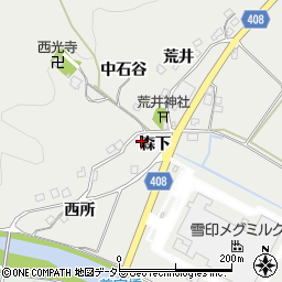 京都府南丹市八木町美里（森下）周辺の地図