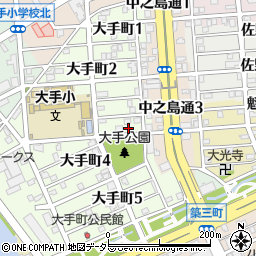 愛知県名古屋市港区大手町3丁目18周辺の地図