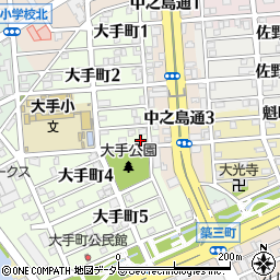 愛知県名古屋市港区大手町3丁目16周辺の地図